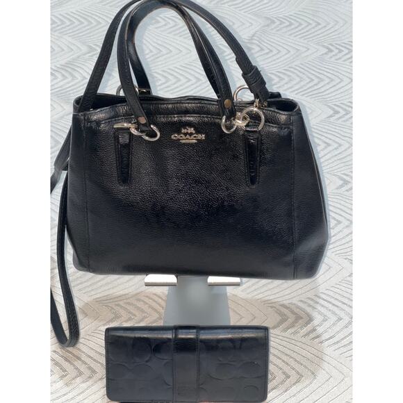 Coach Satchel and Wallet Set  2 Genuine Leather Pieces, One Price - Picture 6 of 15